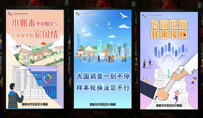 车内海报机——统计局