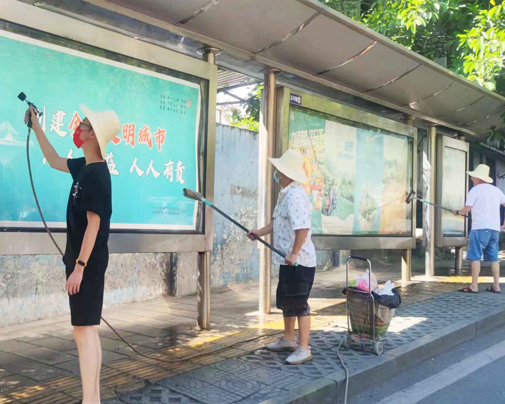 广告公司日常清洗维护站台